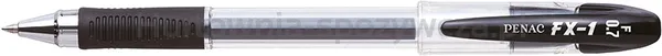 Penac Długopis żelowy FX1 0,7mm, czarny 