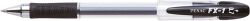 Penac Długopis żelowy FX1 0,7mm, czarny 