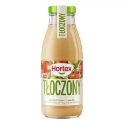 Hortex Sok tłoczony z jabłek, naturalnie mętny, nie z koncentratu butelka szklanka 250ml