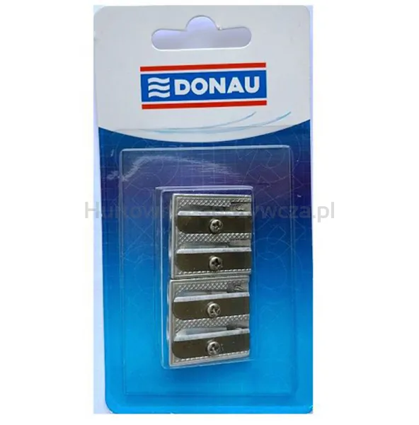 Temperówka Donau, Aluminiowa, Podwójna, Blister - 2Szt.