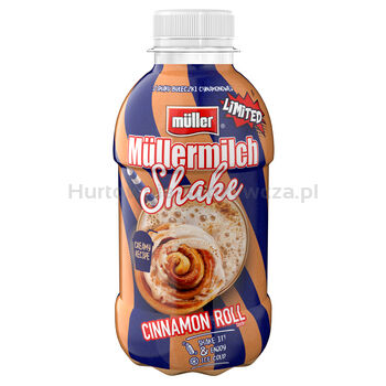 Müllermilch Napój mleczny Shake o smaku bułeczki cynamonowej 400g
