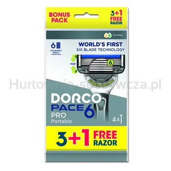 Maszynka Jednorazowa Pace 6 Pro 3+1 Szt. (6 Ostrzy)