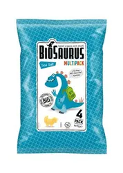 Chrupki Kukurydziane Dinozaury Z Solą Morską Bezgl. Bio 4X15 G