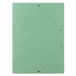 Donau Teczka z gumką preszpan, A4, 390gsm, 3-skrz., zielona 