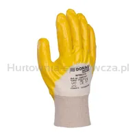 Rękawice DONAU SAFETY Nitrile 02, kat. II, rozm. 11, żółte - 2