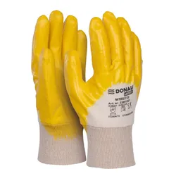 Rękawice Donau Safety Nitrile 02, Kat. Ii, Rozm. 11, Żółte