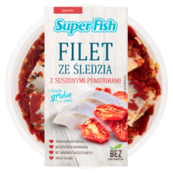 Superfish Filety Ze Śledzia Z Suszonymi Pomidorami 200 G
