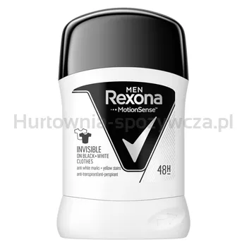 Rexona Men Dezodorant Invisible Black&White Sztyft 50Ml
