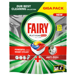 Fairy Platinum Plus All In One Tabletki do zmywarki Cytryna 71 szt.
