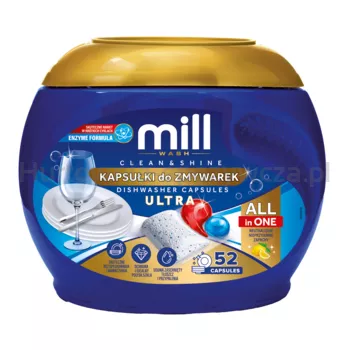Mill Kapsułki do zmywarek CLEAN&ampSHINE Ultra 52 szt.