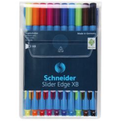 Zestaw Długopisów W Etui Schneider Slider Edge, Xb, 10 Szt., Miks Kolorów