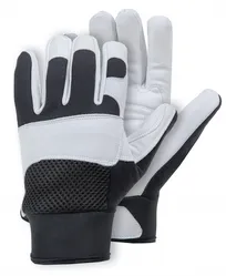 Rękawice typu mechanik RS Farra Tec, rozm. 9, czarno-białe