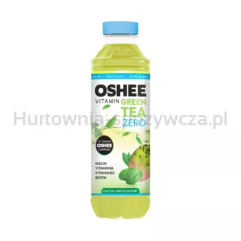 Oshee Vitamin Green Tea Zero Kaktus-Mięta 555ml KAUCJA