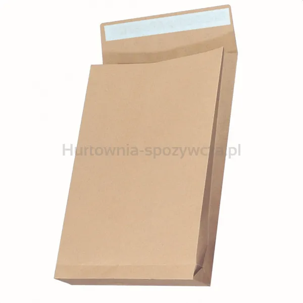 Koperty RBD z taśmą silikonową Office Products, HK, B4, 250x353x38mm, 130gsm, 25szt., brązowe 