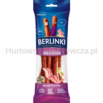 Kabanosy Berlinki BBQ & BECON 85g