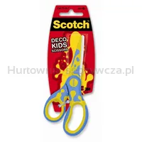 Nożyczki dla dzieci Scotch™ (DECO), 13cm, ergonomiczne, blister, mix kolorów - 2