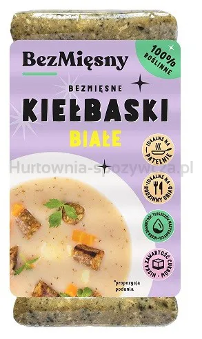 Bezmięsne Kiełbaski Białe 180G
