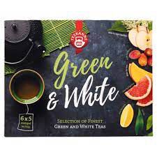 Teekanne Colection Green&White 6X5 Kopert