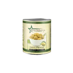 Oliwki zielone drylowane w zalewie 3000/1450 g Staroliva
