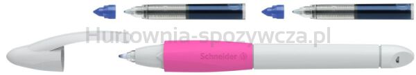 Pióro kulkowe SCHNEIDER Base Ball + 2 cartridge 852, blister, mix kolorów - 4