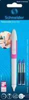 Pióro kulkowe SCHNEIDER Base Ball + 2 cartridge 852, blister, mix kolorów - 3