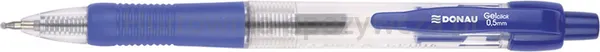 Donau Długopis automatyczny żelowy z wodoodpornym tuszem 0,5mm, niebieski 