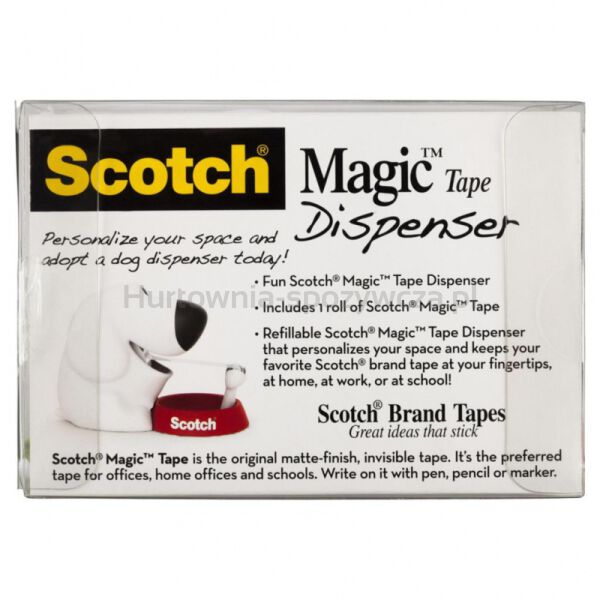 Dyspenser do taśm Scotch® w kształcie pieska (C31-Dog), taśma GRATIS - 5