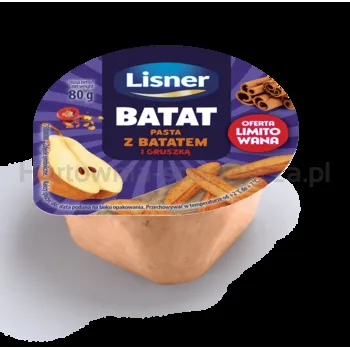 Lisner Batat Pasta z batatem i gruszką 80 g