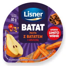 Lisner Batat Pasta z batatem i gruszką 80 g