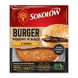 Sokołów Burger Wołowy W Bułce 155G