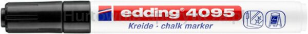Edding Marker kredowy e-4095 2-3mm, czarny  - 2