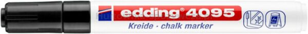 Edding Marker kredowy e-4095 2-3mm, czarny  - 2