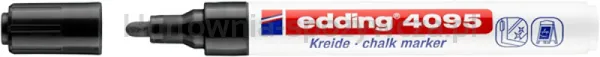 Edding Marker kredowy e-4095 2-3mm, czarny 