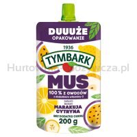 Tymbark Mus 100% Jabłko Banan Marakuja Cytryna 200 G