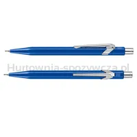 Ołówek automatyczny CARAN D'ACHE 844, 0,7mm, Metal-X, niebieski - 3