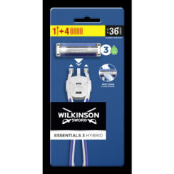 Wilkinson Sword Essentials 3 Hybrid Rączka + 4 Wkłady