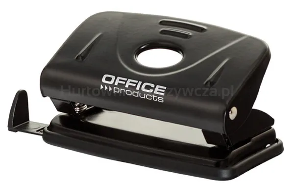 Dziurkacz Office Products, Dziurkuje Do 12 Kartek, Metal, Czarny
