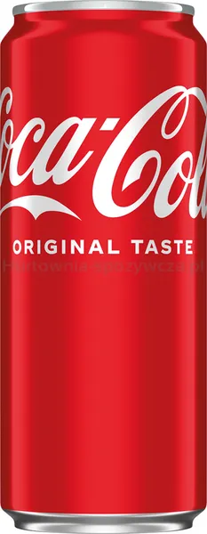 Coca Cola, puszka, 0,33 l