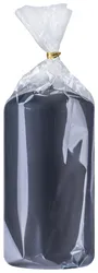 Świeca słupek DONAU HOME Standard Lakier, 60x115mm, czarny metaliczny mat