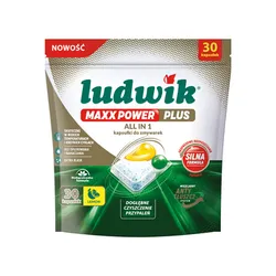 Ludwik Maxx Power Plus Kapsułki Do Zmywarek 30 Szt. Lemon