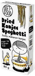 Diet Food Makaron Shiritaki Konjac Spaghetti Suchy 80 G