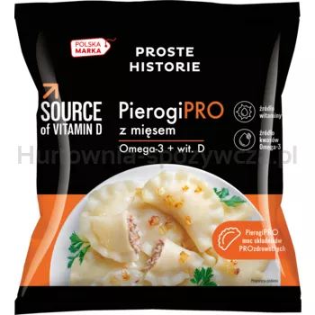 Proste Historie Pierogi PRO z mięsem 400g