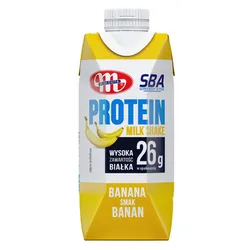 Mlekovita Napój proteinowy o smaku bananowym UHT 350g