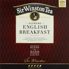 Herbata Czarna Sir Winston Supreme English Breakfast 100 Torebek X 1,80G