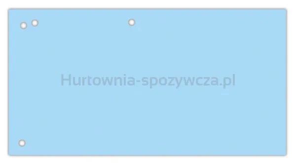 Office Products Przekładki karton, 1/3 A4, 240x105mm, 100szt., niebieskie 