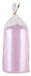 Świeca słupek DONAU HOME Standard Lakier, 60x115mm, różowy perła