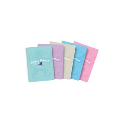 Oxford Kołozeszyt A4+ 80 kartek w kratkę Campus Pastel