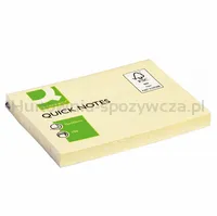 Q-Connect Bloczek Samoprzylepny, 102X76Mm, 1X100 Kart., Jasnożółty  - 3