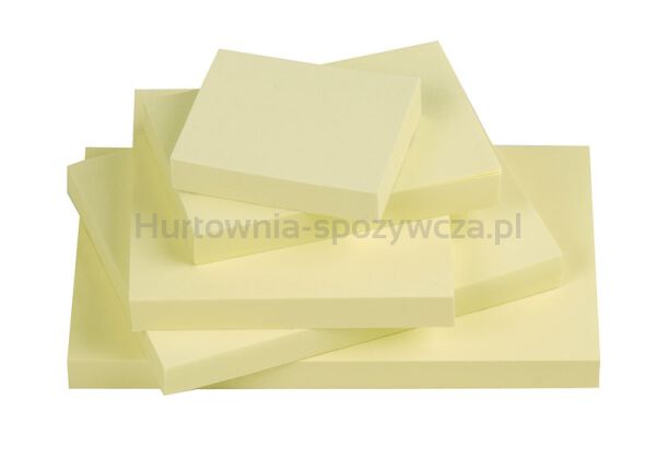 Q-Connect Bloczek samoprzylepny, 102x76mm, 1x100 kart., jasnożółty  - 2