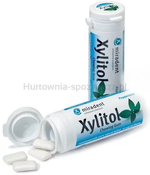 Miradent Guma do żucia - mięta pieprzowa 30szt, 30g